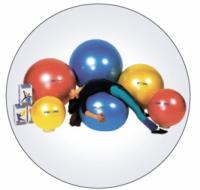 Мяч Body ball для занятий лечебной физкультурой с антиразрывной системой-BRQ